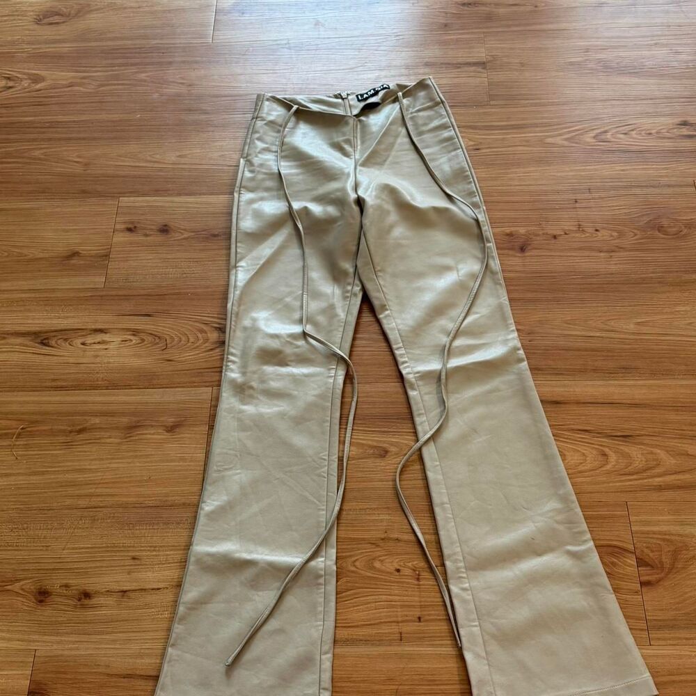 I.AM.GIA  Women's Cream and Tan Trousers